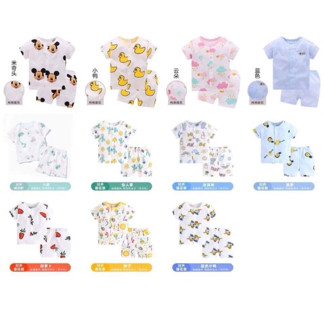 Combo 44 bộ cotton