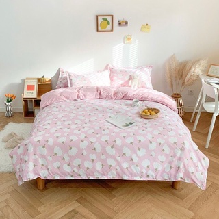 [Ảnh Thật] Bộ Chăn Ga Gối Cotton Poly Nhập Khẩu 4 Món ( miễn phí bo chun)