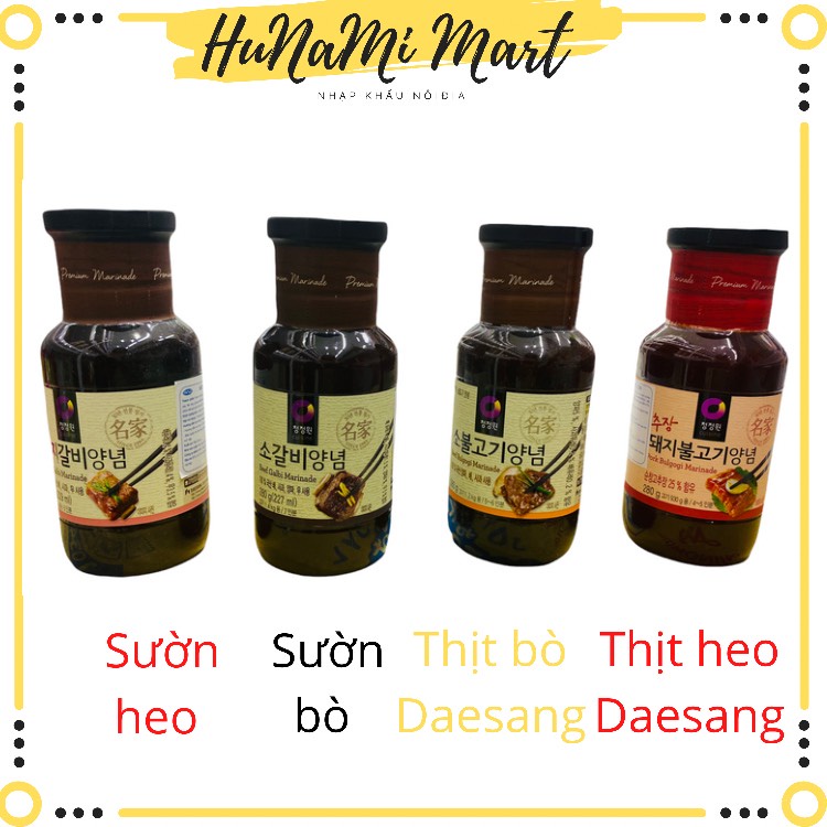 Sốt ướp thịt Hàn Quốc Daesang 280GR