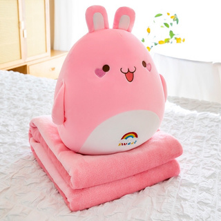 Gấu bông có mền 3in1 thỏ tròn