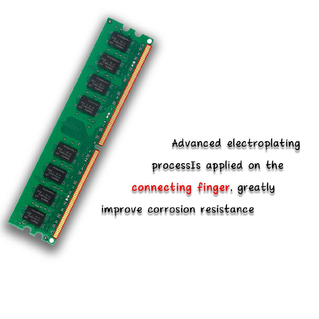 Set 2 Ram Máy Tính 2gb Ddr2 667mhz 2rx8 Pc2-5300u 240pin Dimm | BigBuy360 - bigbuy360.vn