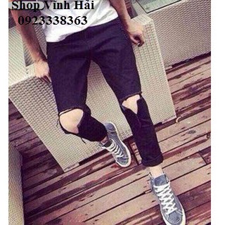Quần bò rách phông cách Hàn Quốc cá tính ( Cực chất VK324 )