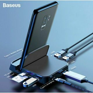 Baseus Hub-Bộ chuyển đổi Type C sang HDMI 7 trong 1 cho điện thoại, laptop, macbook...(chế độ dex cho samsung)