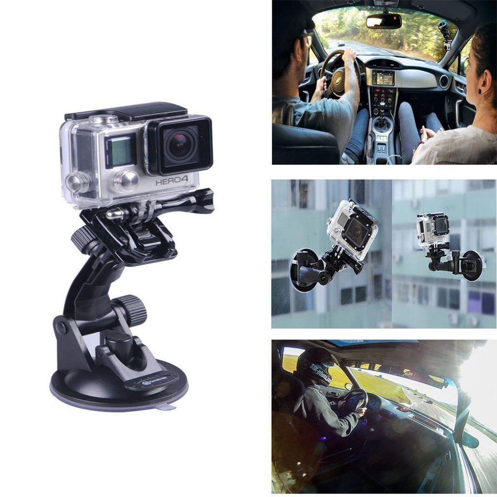 Giá Đỡ Camera Hành Trình Có Ngàm Kẹp Giác Hút Gắn Kính Chắn Gió Xe / Bảng Điều Khiển Xe Hơi Cho Gopro Hero 8 7 6 5 4 3 + | BigBuy360 - bigbuy360.vn