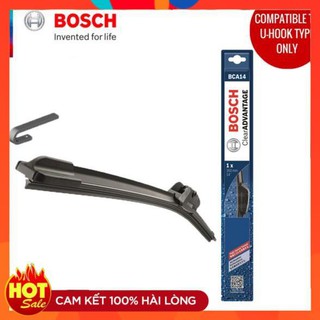 01 Thanh gạt mưa mềm không xương Bo'sch AEROFIT chính hãng size từ 14 inch - 26inch