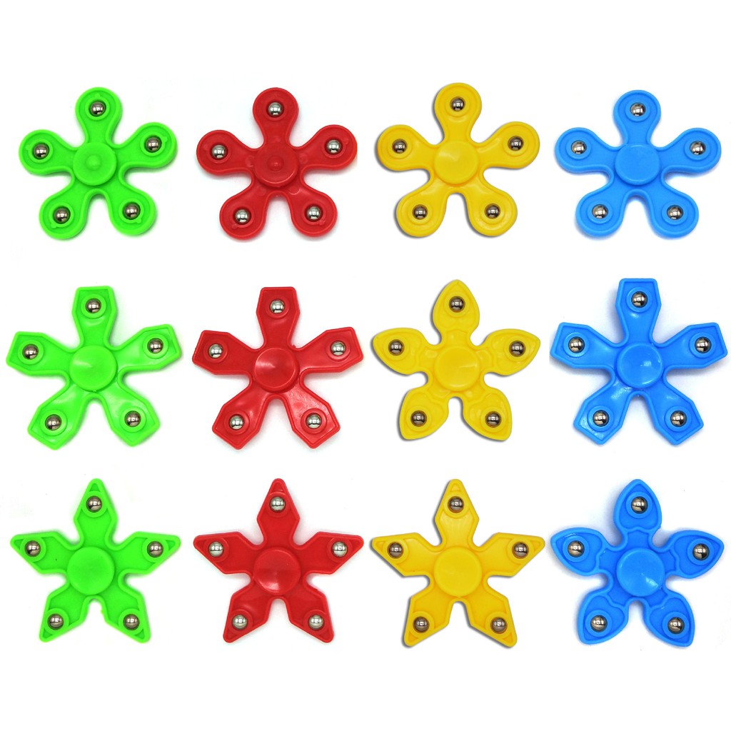 Con quay Spinner 2 cánh/ 3 cánh/ 4 cánh/ 5 cánh bi nhiều màu