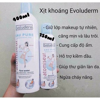 Xịt Khoáng  E.V.O 400 ml Của Pháp