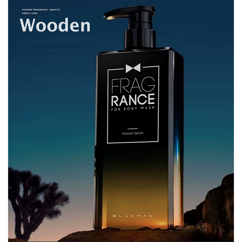 Sữa tắm nước hoa Blueman Men's  hương thơm dài lâu dưỡng ẩm 500ml - 240ml