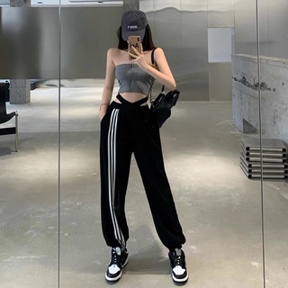 Quần nỉ ống rộng 🖤tvx clothes🤍 quần nỉ bo ống mix áo ống khoá kéo
