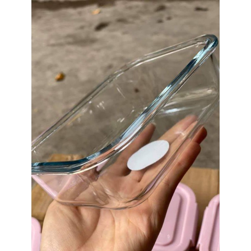 SÉT 3 THỐ THỦY TINH CHỮ NHẬT 620ml | BigBuy360 - bigbuy360.vn