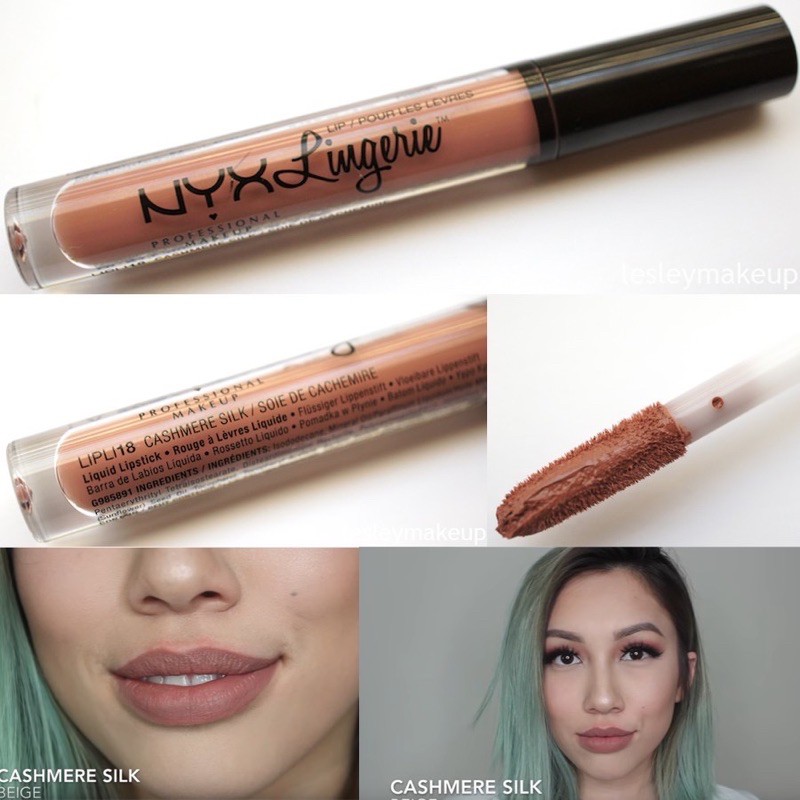 [Chính hãng] Son kem lì chính hãng NYX Lingerie Liquid Matte Lipstick nhiều màu