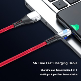 ANDROID Dây Cáp Sạc Nhanh 5a Cho Android Iphone Type-C