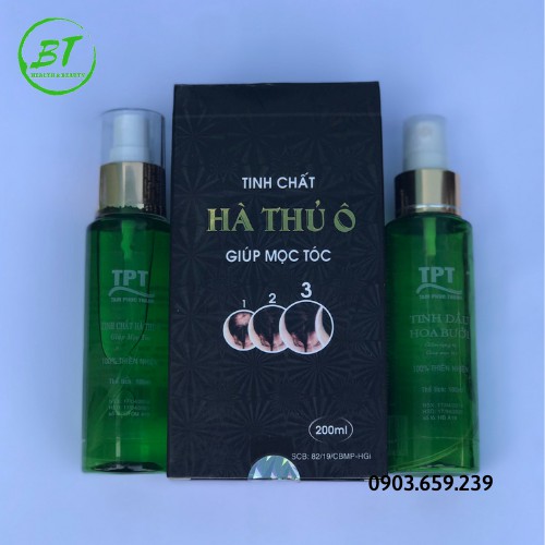 Tinh Chất Hà Thủ Ô Giúp Mọc Tóc, Ngăn Ngừa Hói Đầu Cho Cả Nam Và Nữ - Date Mới