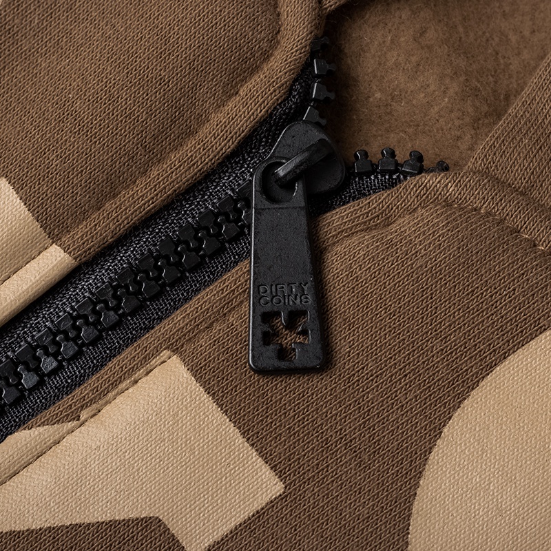 DirtyCoins Áo khoác Letters Monogram Hoodie - Brown / Light Brown | BigBuy360 - bigbuy360.vn