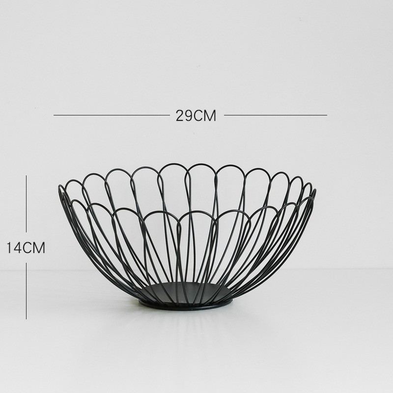 Rổ đựng trái cây bằng kim loại phong cách Bắc Âu - UniLabel