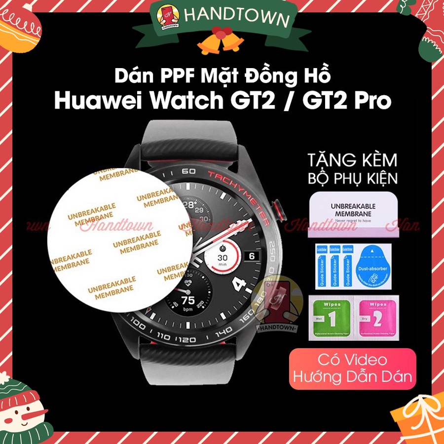 Combo 2 Miếng Dán Màn Hình Mặt Trước PPF Dành Cho Huawei Watch GT2 / GT 2 Pro / GT2 GT3 GT 3 Pro Runner 42 46 mm