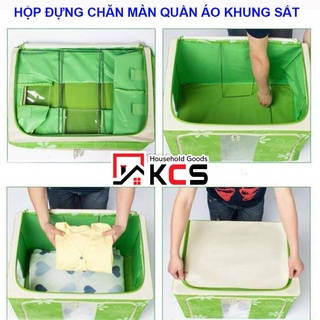 [KHUNG SẮT] TÚI ĐỰNG CHĂN MÀN, QUẦN ÁO TIỆN DỤNG