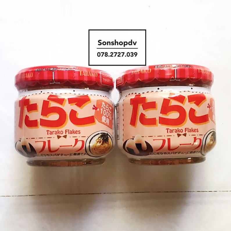 Trứng Cá Tuyết Tarako | Ruốc Trứng Cá Tuyết Happy Foods Nhật Bản 50gr