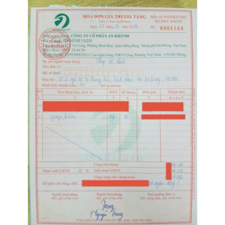 Bổ não Ginkgo Biloba 120mg 300 viên và 340 viên