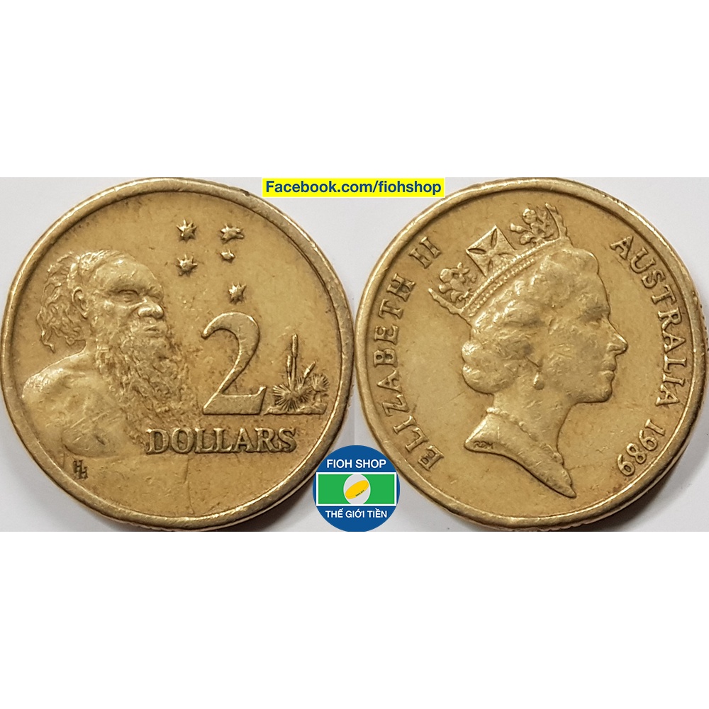 Đồng xu 2 Dollars Úc  1988-1998