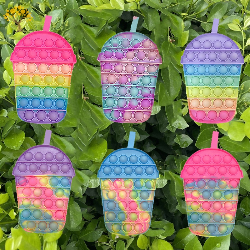 Chơi Pop It Tiktok giảm căng thẳng ​bong bóng giải tỏa căng thẳng độc đáo sáng tạo Push Pop Fidget Toy Bubble Đồ Chơi Stress Relief Special Needs Silent Classroom Tiktok Board Game Đồ Chơi Giáo Dục For Kids