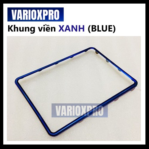 Khung viền Titan 7 màu / Vàng / Xanh / INOX Trắng ốp biển số xe - Bảng số xe máy TITAN