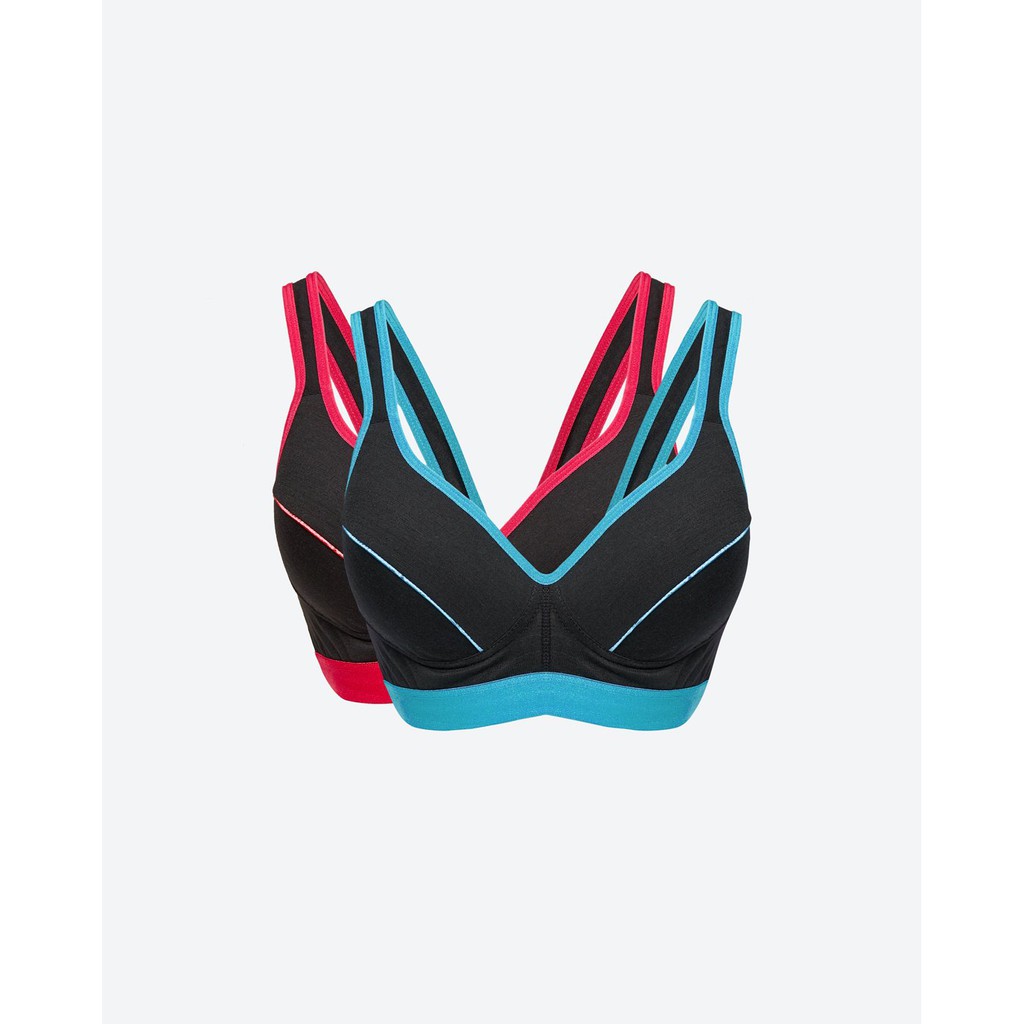 Viviane - Combo 2 áo ngực thể thao ôm trọn, định hình và nâng đỡ ngực - High Impact Strappy Back Sports Bra