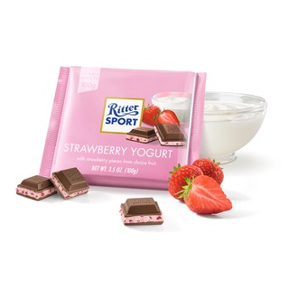 Sô cô la vị sữa chua dâu Ritter Sport 100g
