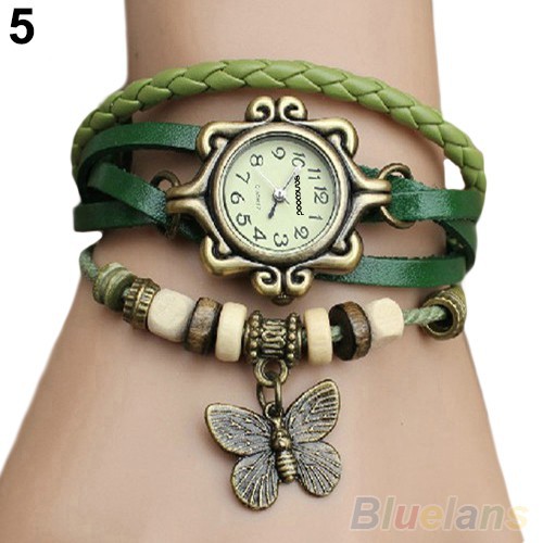 Đồng Hồ Quartz Với Dây Đeo Da