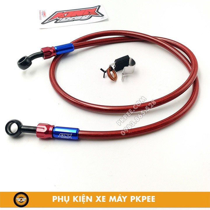 Dây Dầu King Drag Thailand Đầu Nhôm CNC Xoay 360 Gắn Được Nhiều Loại Xe