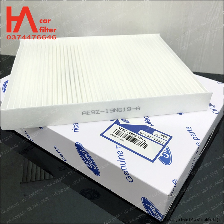 Lọc gió điều hòa Ford Explorer, Taurus V, Flex. Mã phụ tùng AE9Z-19N619-A.