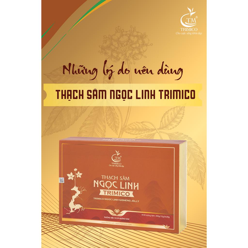 Thạch Sâm Ngọc Linh TRIMICO đẹp da bổ sung thể lực 200g/Hộp