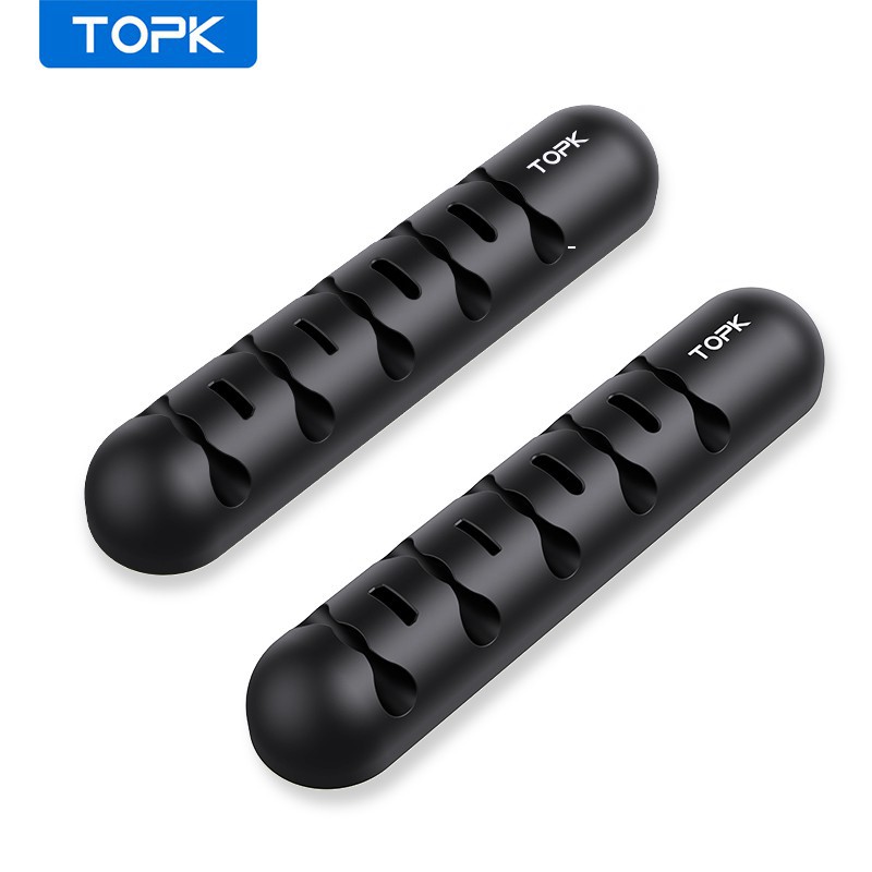 Kẹp Lưu Trữ Dây Cáp TOPK L35 Bằng Silicon Từ Tính Gọn Gàng - Toplink