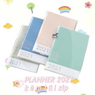 Planner 2021 kèm túi zip - Tiệm Ngựa Gỗ