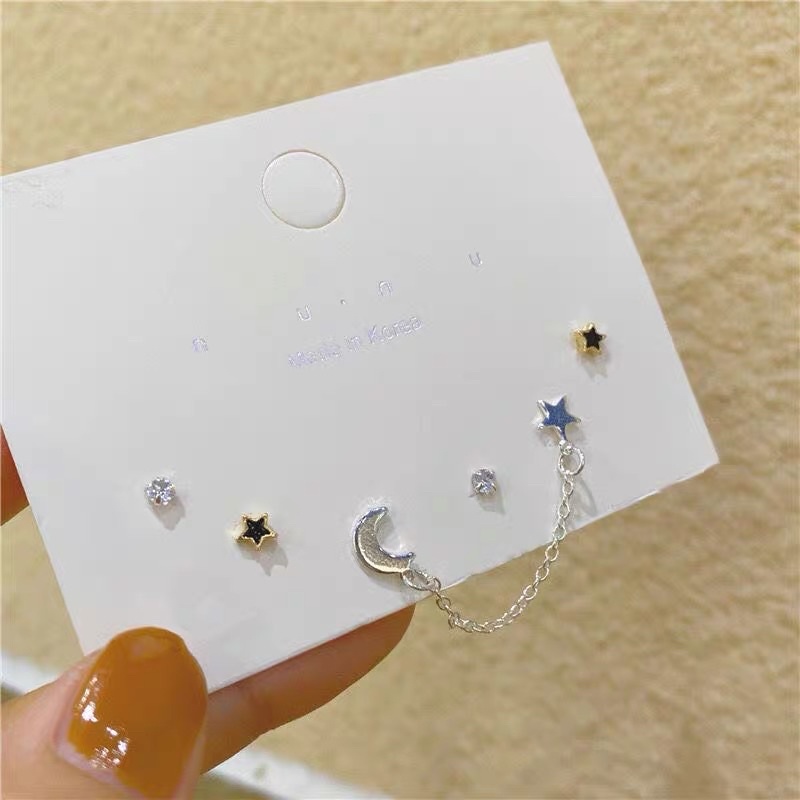 (NHIỀU MẪU) set bông tai nhiều đôi xinh xắn
