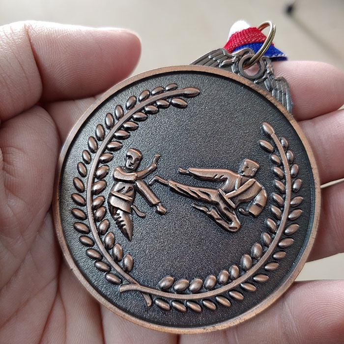 [Free in ấn logo] Huy chương lưu niệm võ thuật ⚡ Đồ lưu niệm thể thao giá tốt