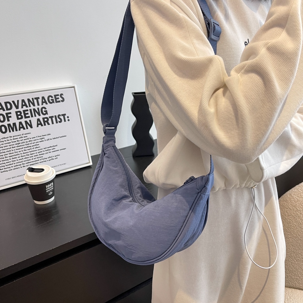 Túi Đeo Chéo Vai Bằng Vải Bạt Nylon Chống Nước Thời Trang Nhật Bản JP5