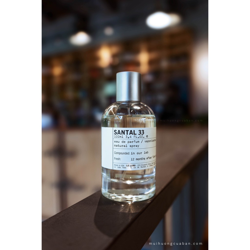 Nước Hoa Unisex Le Labo Santal 33 100ml Hương Thơm Sang Trọng, Lịch Lãm
