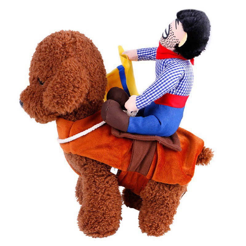 Trang phục cao bồi cưỡi ngựa cho cún nhỏ