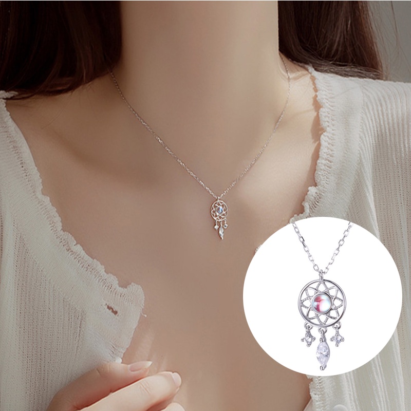 Vòng cổ Mặt Dreamcatcher Nhiều Màu Sắc Tinh Tế Sang Trọng Cho Nữ