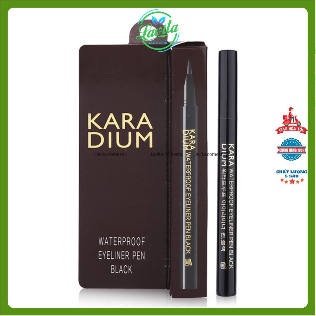 BÚT DẠ KẺ MẮT KARADIUM WATERPROOF EYELINER PEN BLACK