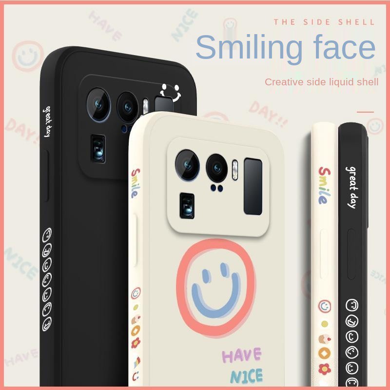 Ốp Lưng Silicon In Hình Mặt Cười Đáng Yêu Cho Xiaomi 11ultra | BigBuy360 - bigbuy360.vn
