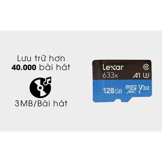 Thẻ nhớ MicroSD 128 GB bhtt class 10 UHS-I