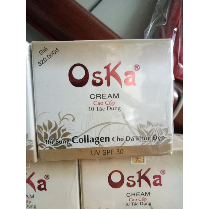Kem dưỡng trắng da mặt, phục hồi, chống lão hóa da Oska Cream 40g