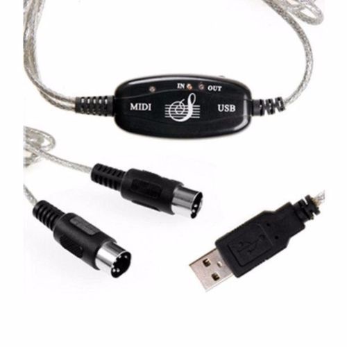 Dây Cáp Midi Sang USB Cho Organ - Thiết Bị Chuyển Đổi Âm Thanh Cho Nhạc Cụ Midi Kết Nối Với Máy Tính