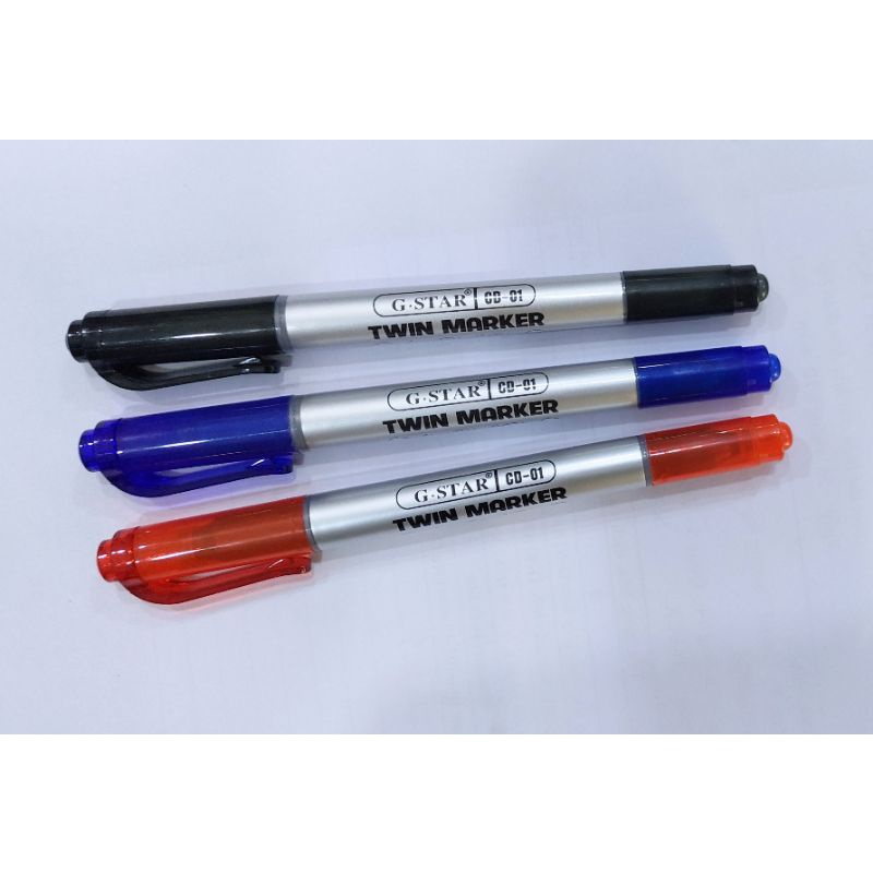 Bút lông dầu nhỏ 2 dầu Gs CD-01