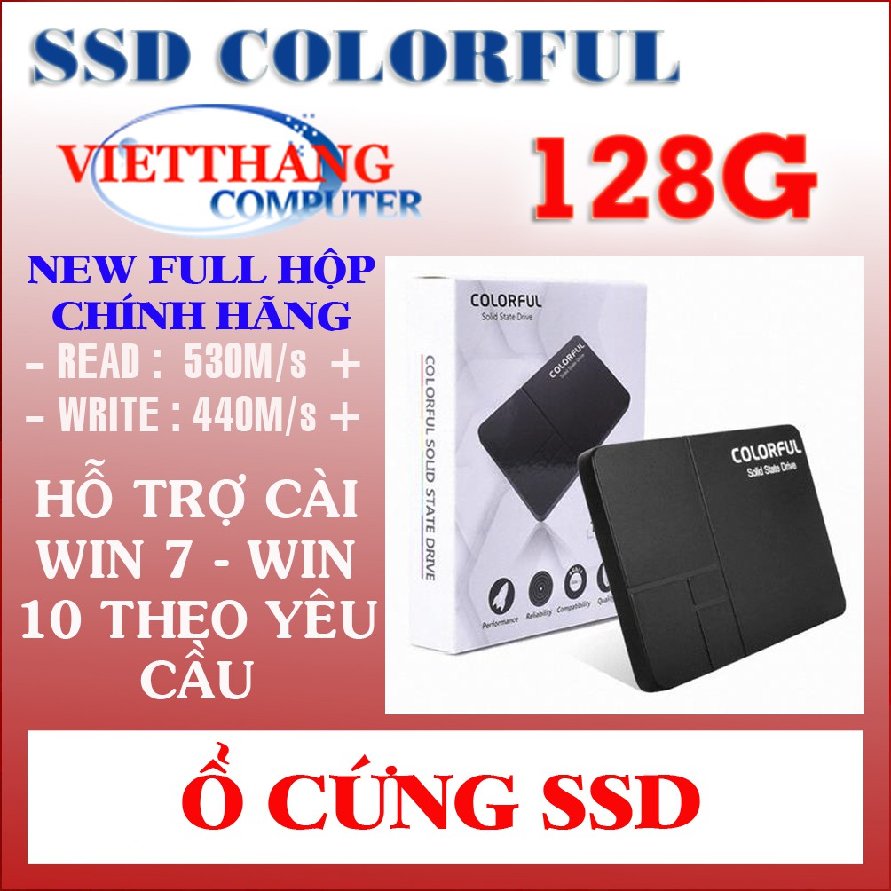 SSD Colorful 128G SL300 Chính hãng New Full hộp