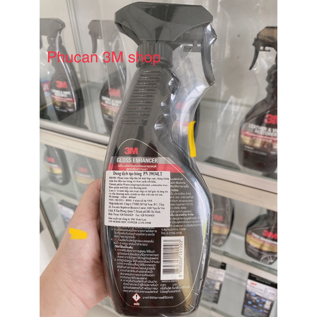 Chai xịt Wax đánh bóng 3M PN39034LT