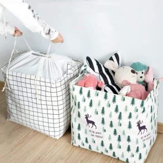 GIỎ VẢI VUÔNG ĐỰNG ĐỒ ĐA NĂNG