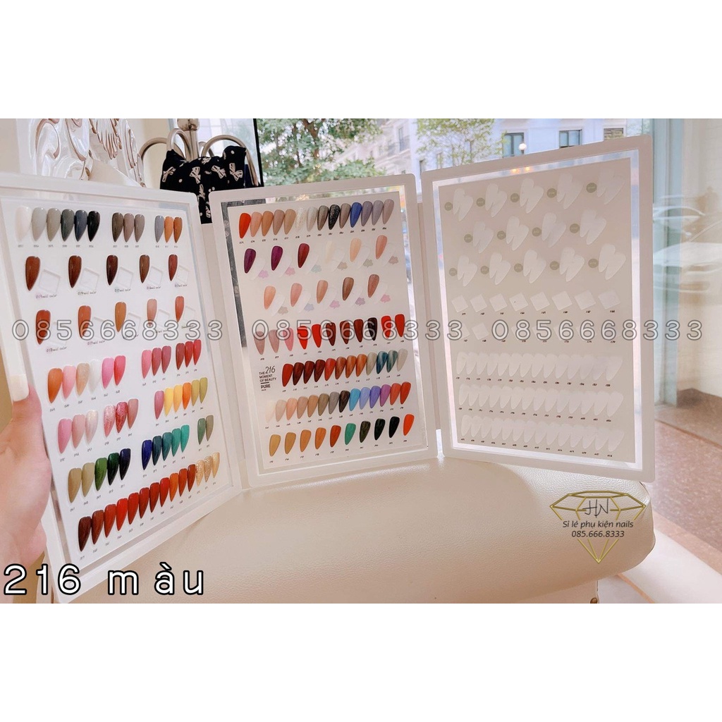 Số đựng mẫu móng nail 216 màu